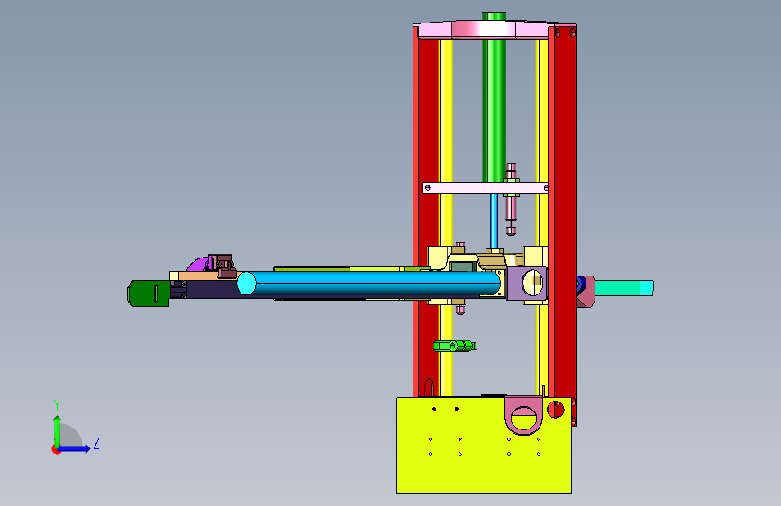 冲床固定位置搬运气动机器人