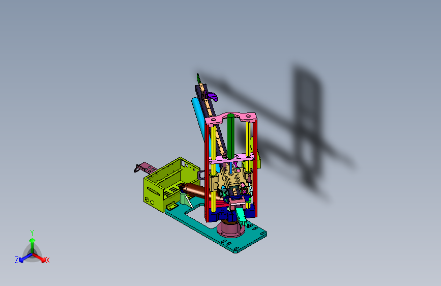 冲床固定位置搬运气动机器人