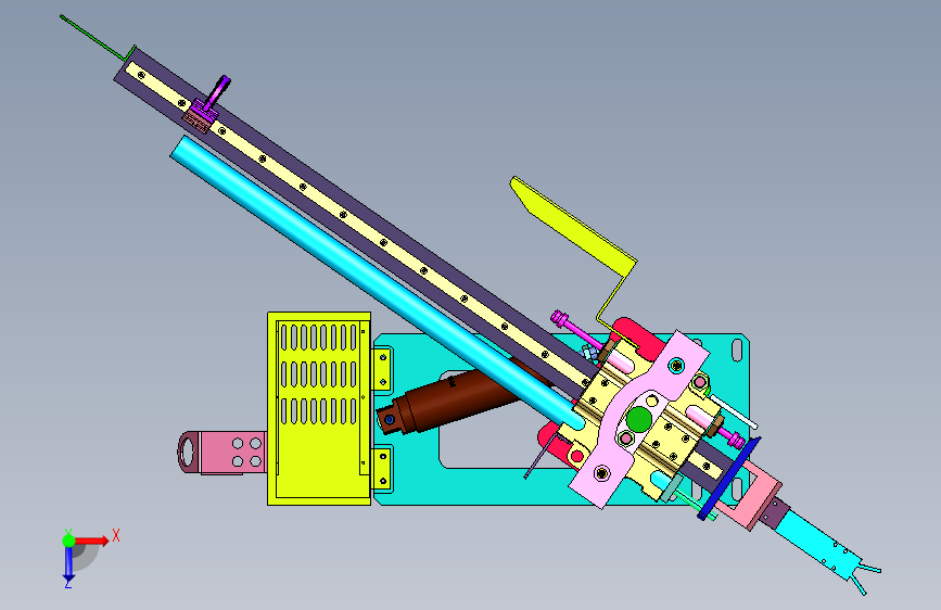 冲床固定位置搬运气动机器人