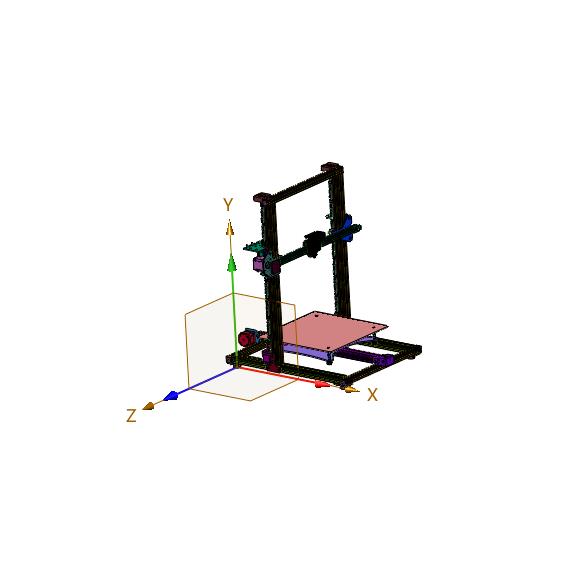 创想三维大尺寸3d打印机CR-10S