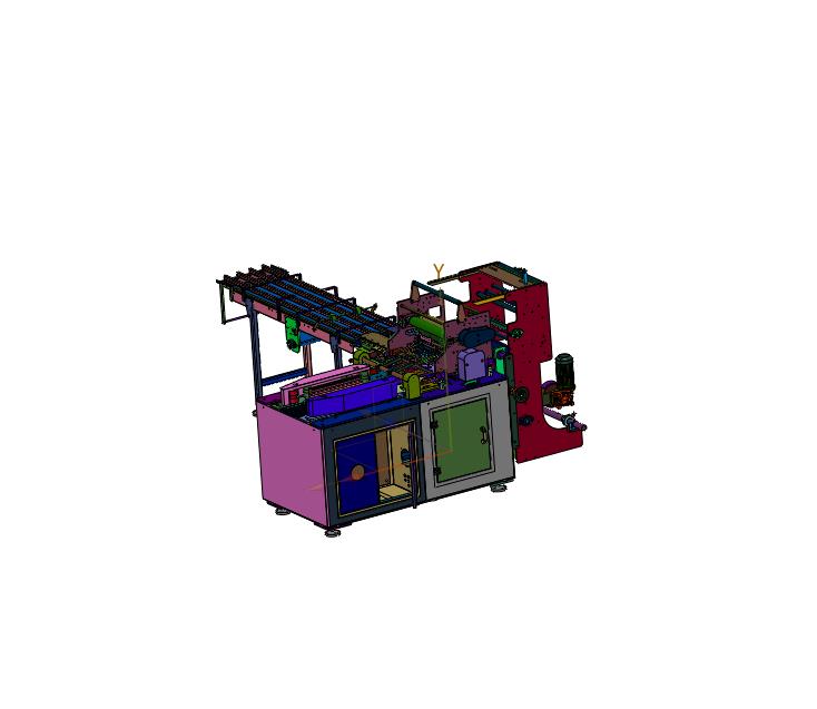 大袋餐巾卫生纸堆叠封包装置