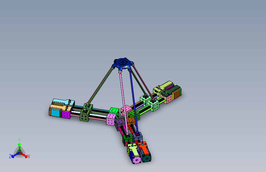 大学科研六轴海上模拟测试台