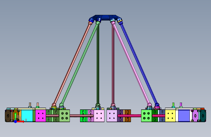 大学科研六轴海上模拟测试台