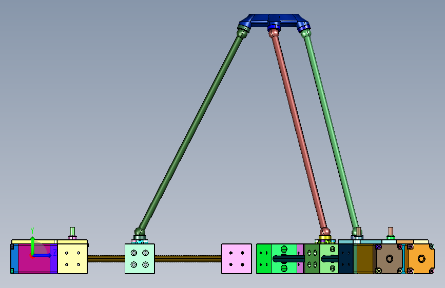 大学科研六轴海上模拟测试台