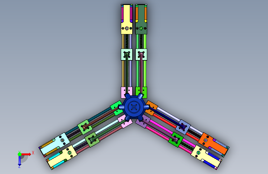 大学科研六轴海上模拟测试台