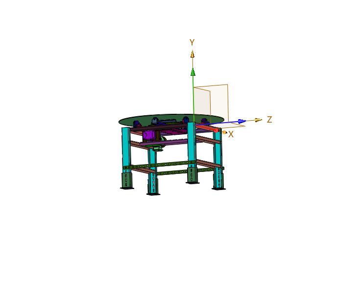 电动旋转托盘胶带裹包平台
