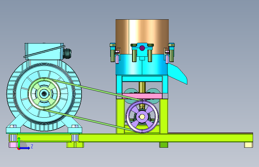 电动直连有机肥玉米造粒机