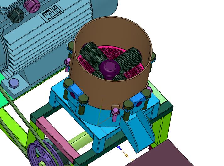电动直连有机肥玉米造粒机