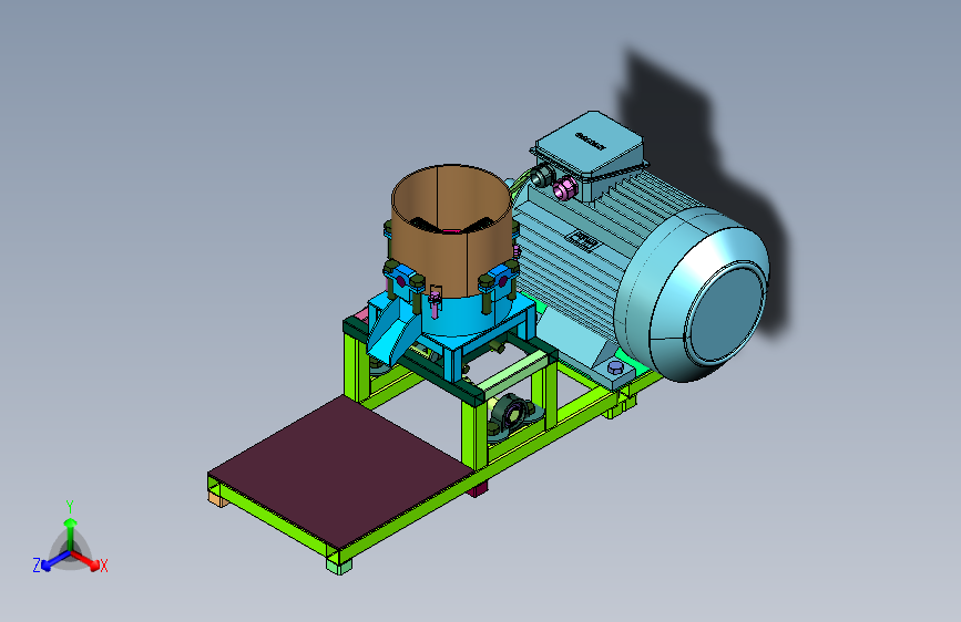 电动直连有机肥玉米造粒机