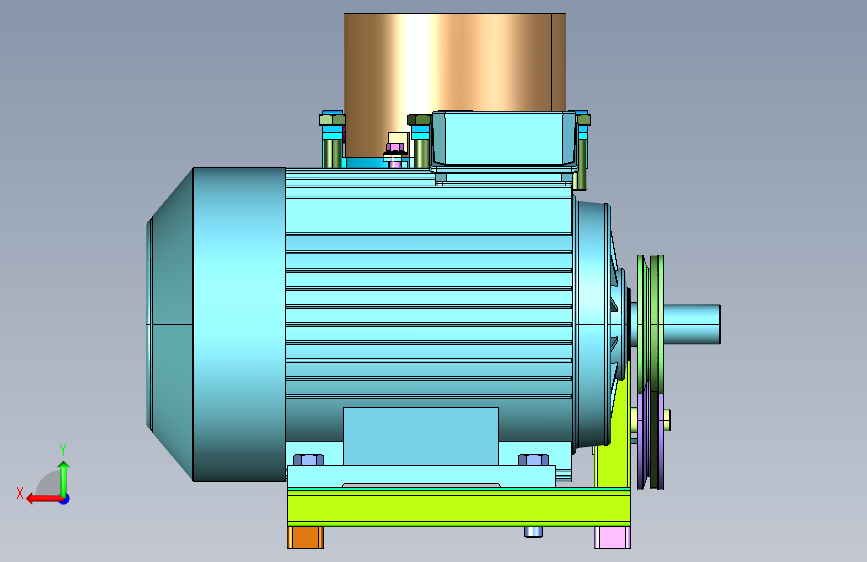 电动直连有机肥玉米造粒机