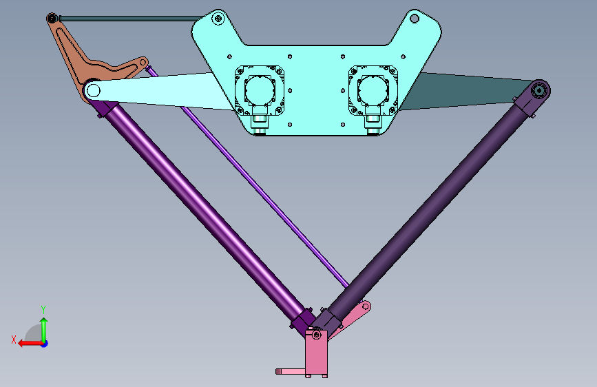 基于空间矢量的两自由度并联机构