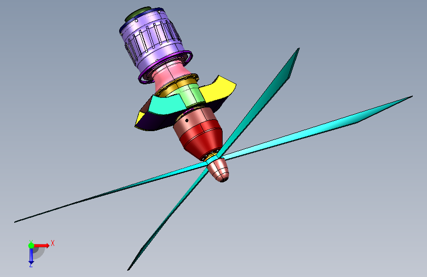 喷气时代涡轮螺旋桨 俯视图