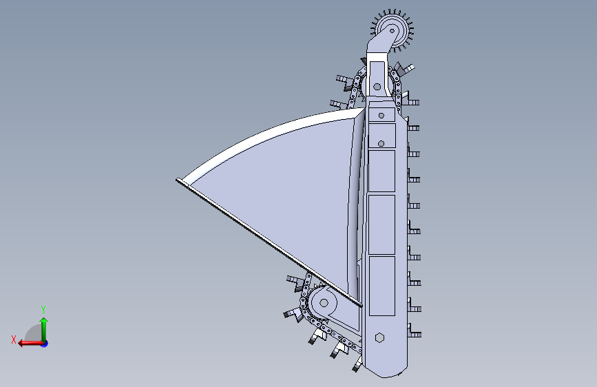 大蒜排种器模型三维SW图纸
