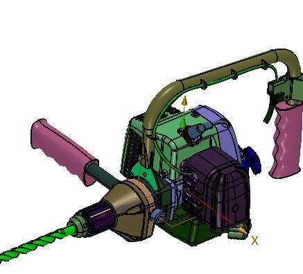 汽油内燃式打孔机凿岩机