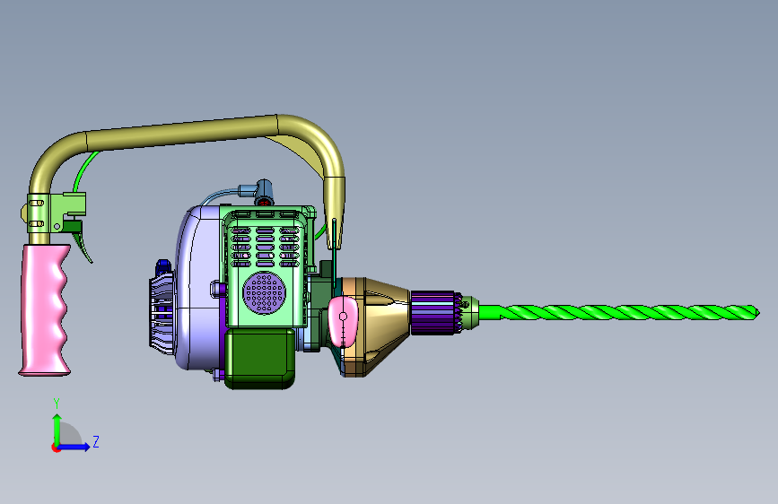 汽油内燃式打孔机凿岩机