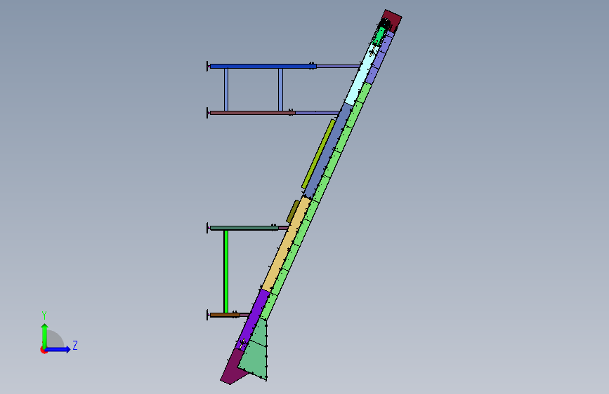 食品卸货上料爬坡传送机