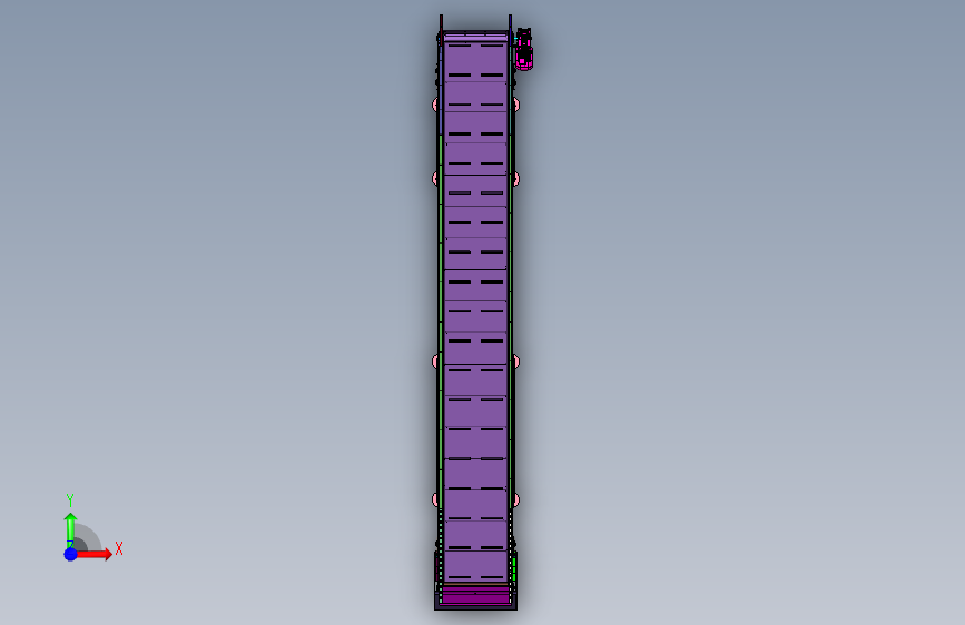 食品卸货上料爬坡传送机