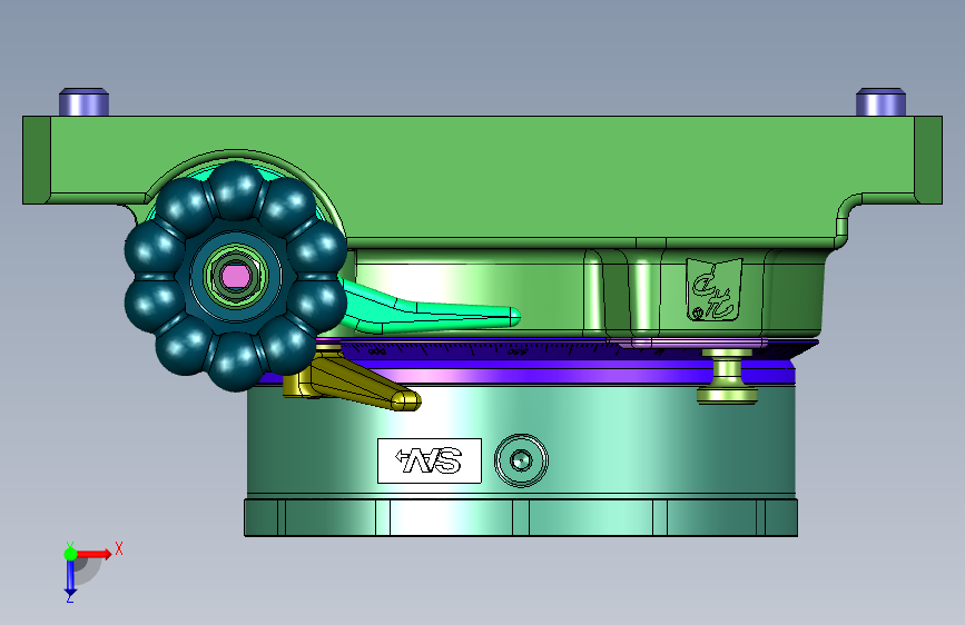 手动微调精密调节分度盘旋转台