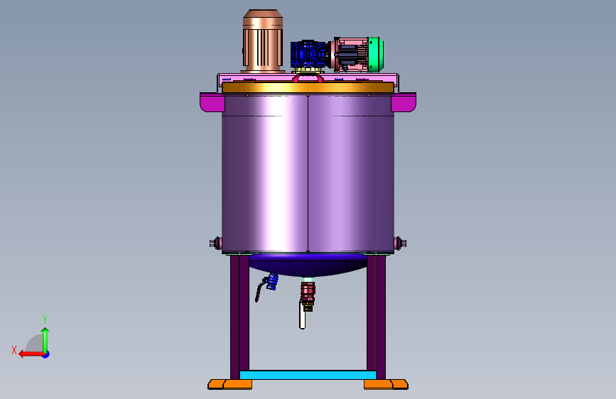 双驱加热乳化锅均质搅拌罐