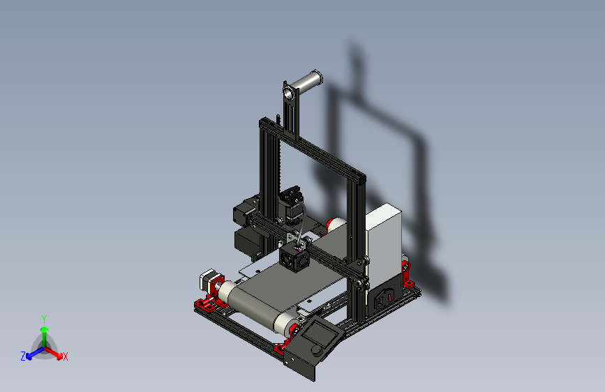 皮带式立体3D打印机