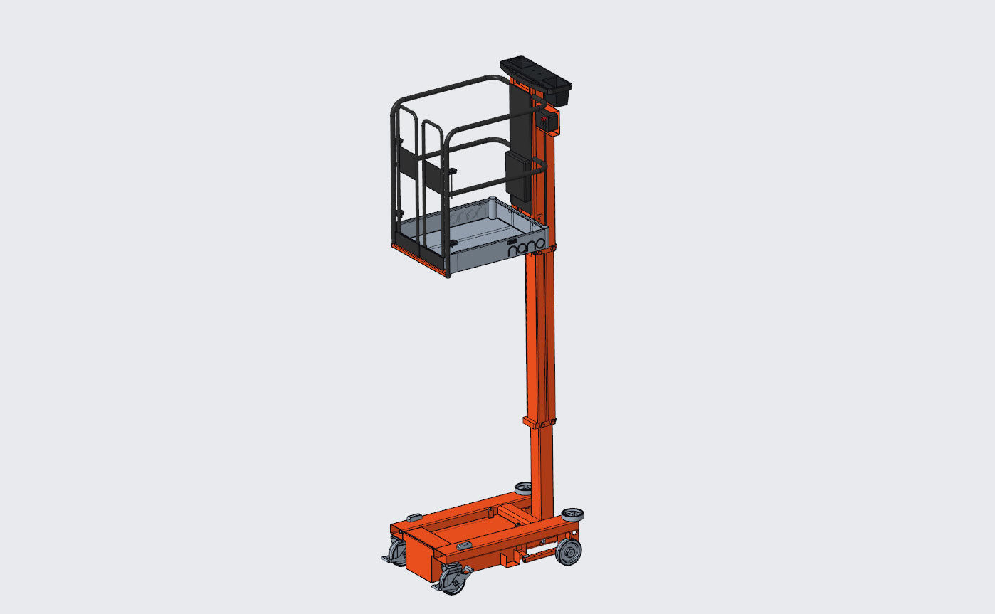 JLG 830P 载人升降机_STEP_模型图纸下载 懒石网