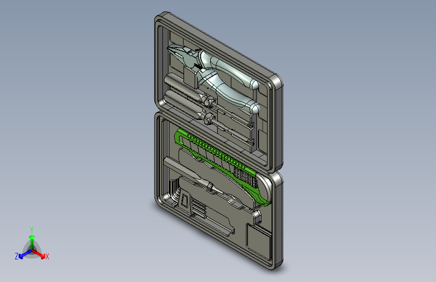 常见工具箱三维模型三维STP