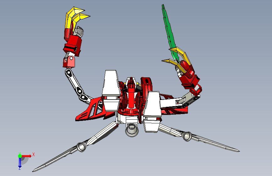 高达v1 INVENTOR_STEP_模型图纸下载 – 懒石网