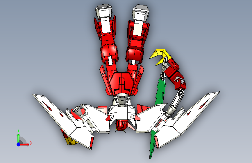 高达v1 INVENTOR_STEP_模型图纸下载 – 懒石网
