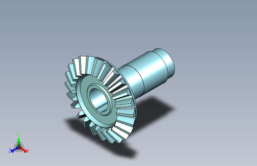 圆锥齿轮减速器结构设计含三维UG模型