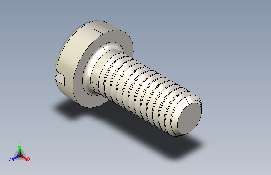 din-84-开槽圆柱头螺钉-M2.5 DIN 84