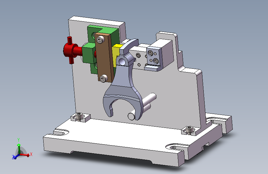 变速器换挡叉加工工艺及铣56尺寸两端面夹具设计【含三维SolidWorks】
