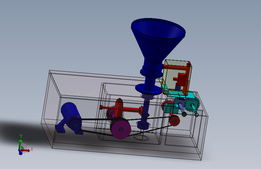 家用小型往复式半自动饺子机设计【含CAD图纸+三维图SolidWorks+说明书】