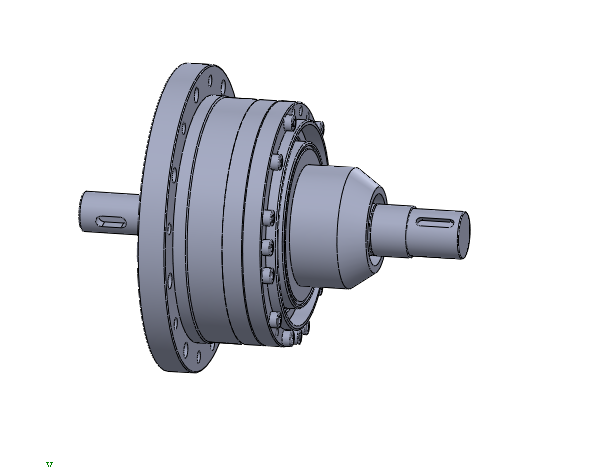 谐波齿轮减速器设计及性能仿真【三维SW】【10张CAD图纸+文档】
