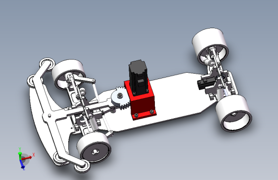 自动避障减震小车的设计【三维SW 含仿真动画】【13张CAD图纸+文档】