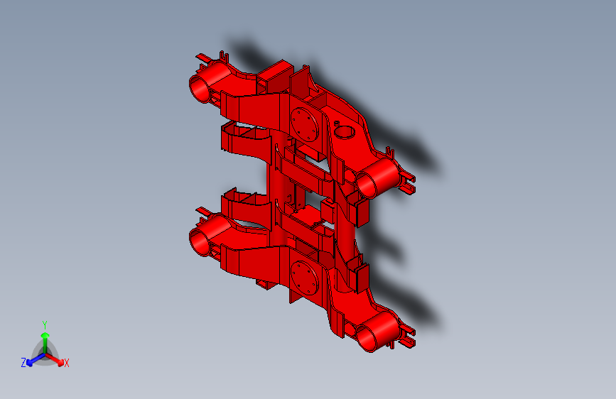 客车CW-200K转向架构架制造工艺设计【三维PROE】【7张CAD图纸+文档】