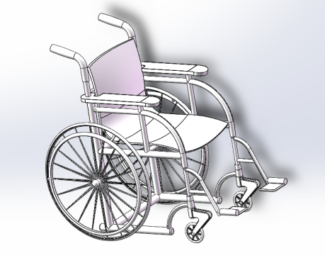 残疾人专用轮椅SW设计模型