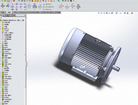 电机模型库三维图