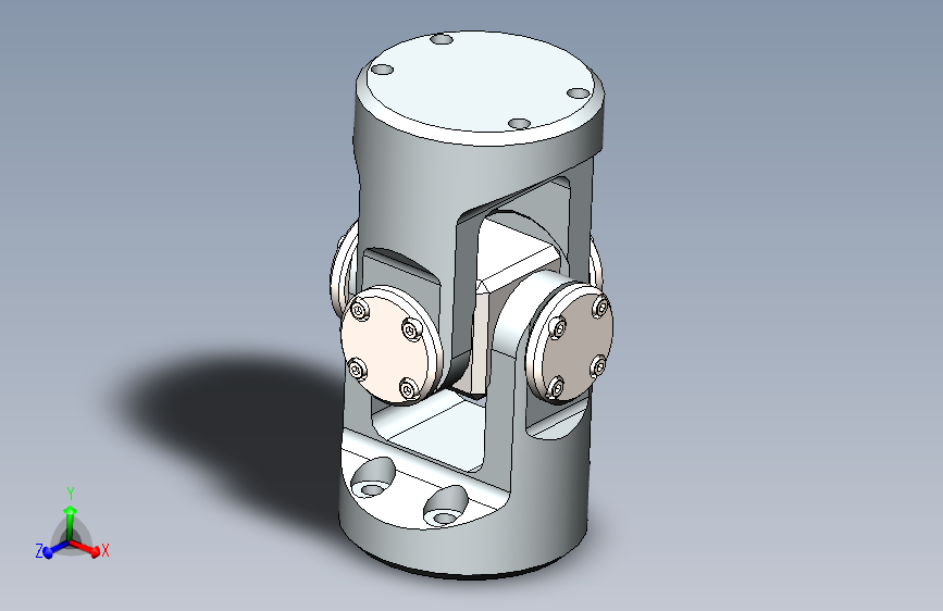 十字轴万向节 Solidworks2014全套图纸