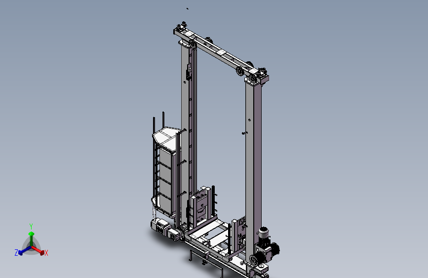 堆垛机码垛机3D图纸 K464