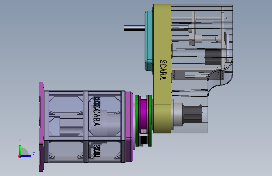 G636 SCARA四自由度机器人_SOLIDWORKS 2011_模型图纸下载 – 懒石网