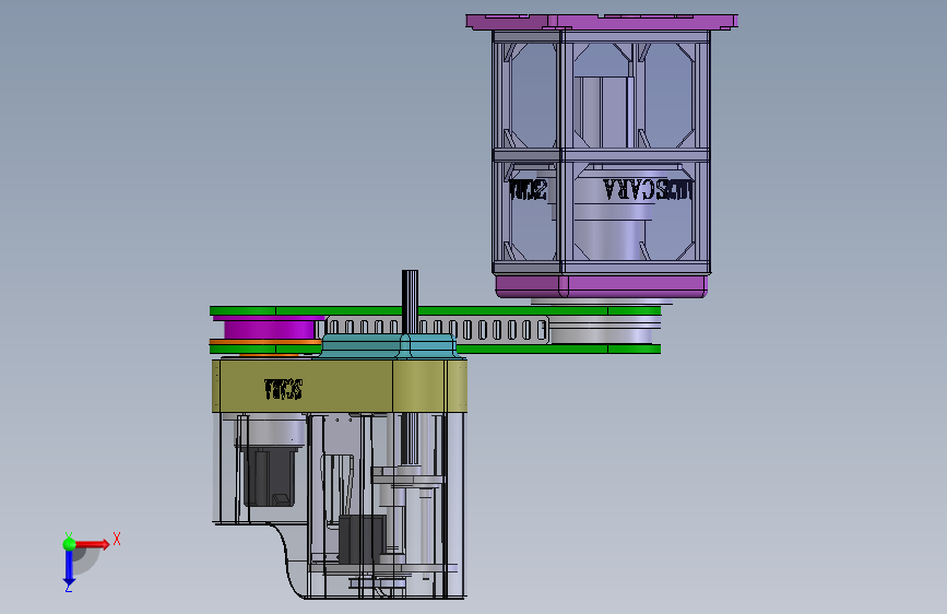 G636 SCARA四自由度机器人_SOLIDWORKS 2011_模型图纸下载 – 懒石网
