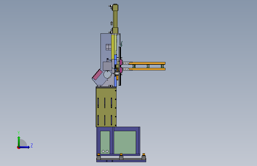 H255 冲压机械手3d图纸 Solidworks 2011 模型图纸下载 懒石网