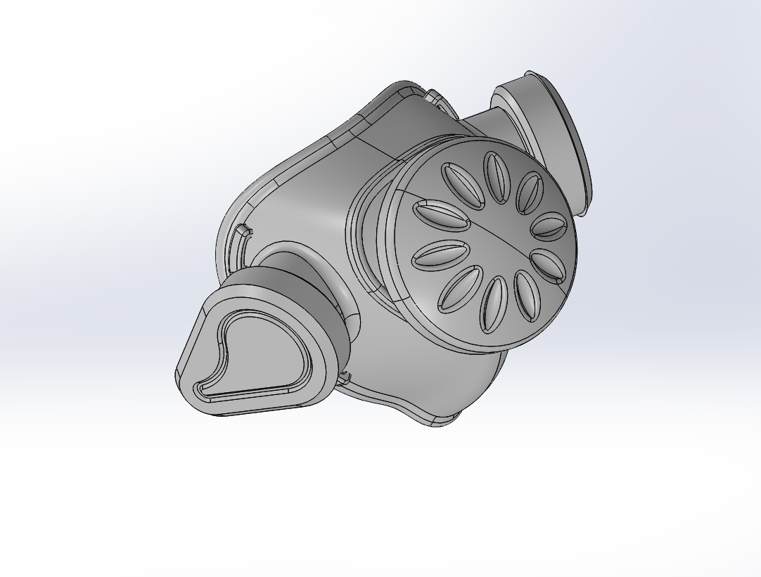 防毒口罩SolidWorks三维模型