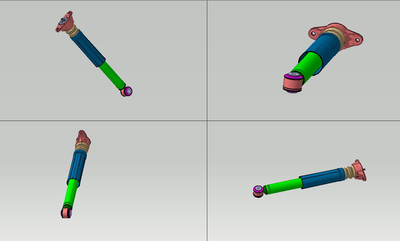液压减震器模型