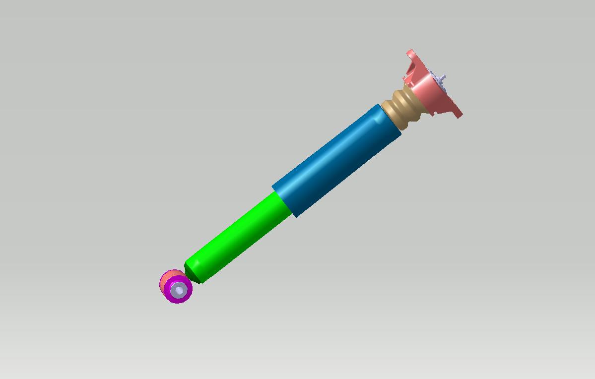 液压减震器模型