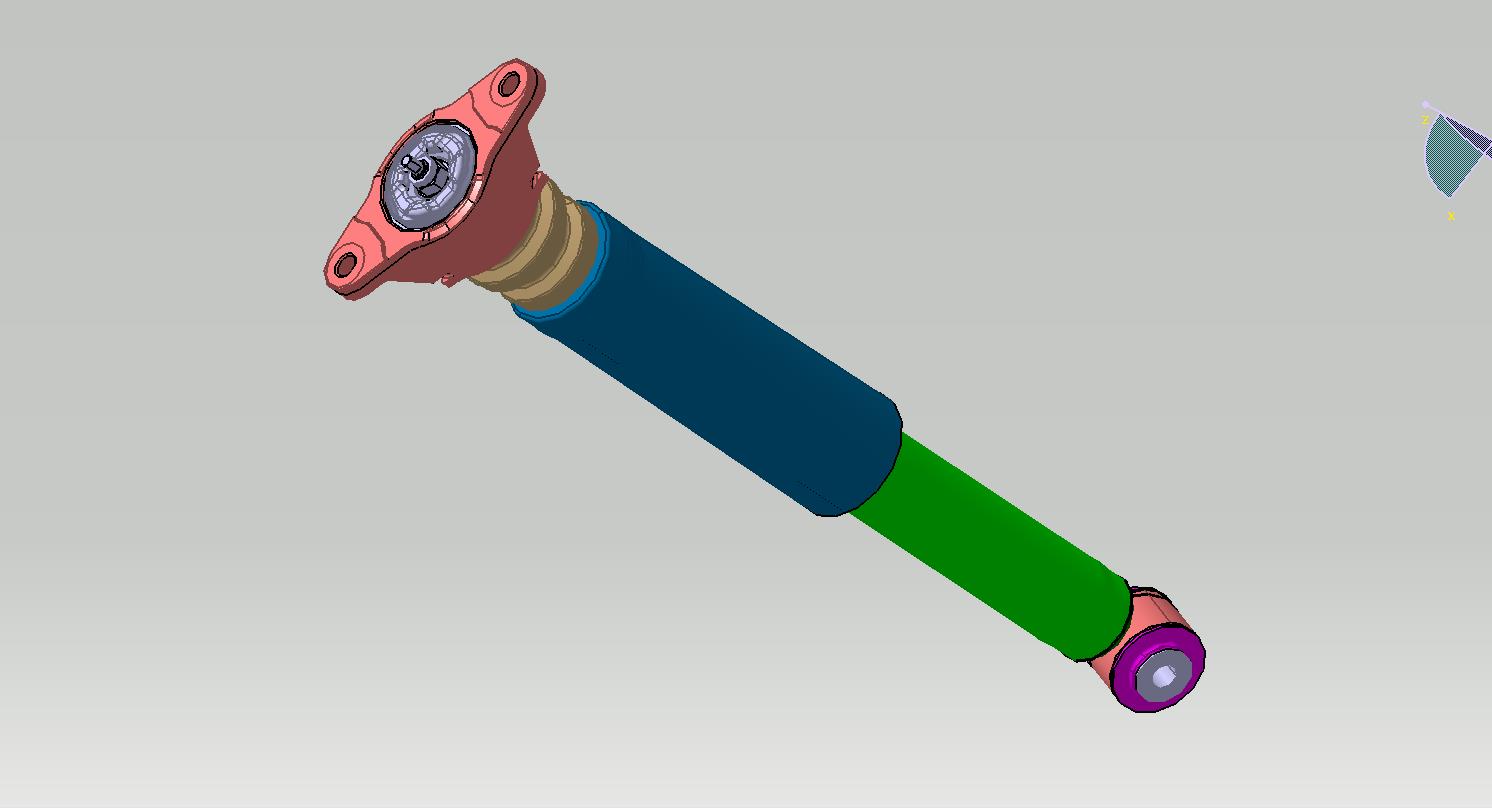 液压减震器模型