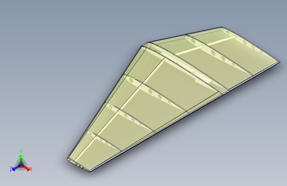 一款翼梢小翼catia设计三维图CATIA格式