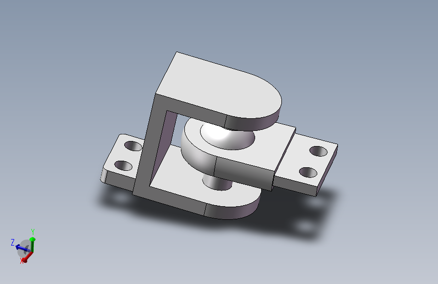 简单球铰SolidWorks设计