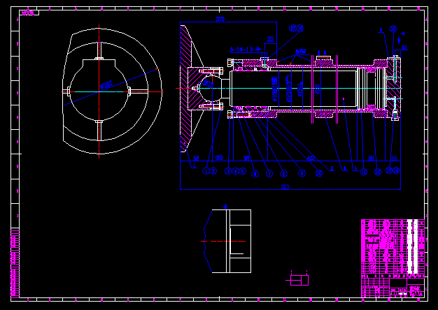 液压缸图纸全套CAD