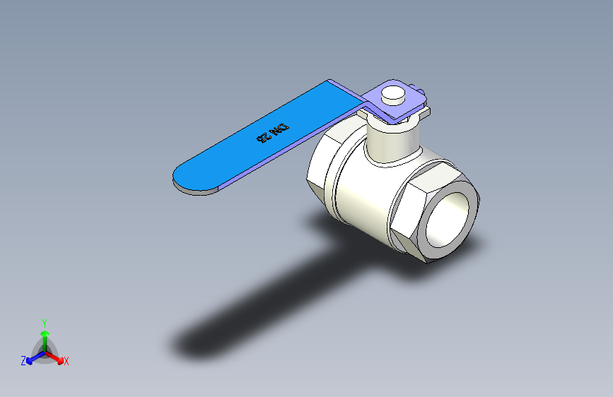 ball valve screwed Rc1 close